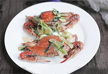 How to cook swimming crabs How to cook fried swimming crabs
