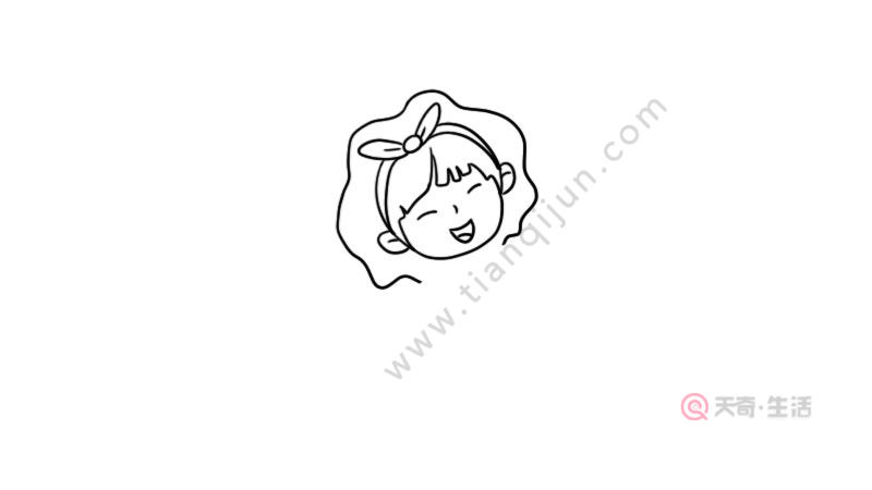 How to draw a girl skipping rope on Childrens Day(图2) How to draw a simple girl jumping rope on Children's Day