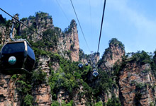 What is included in the Zhangjiajie ticket? What is included